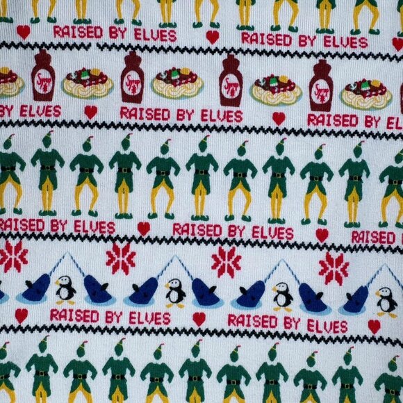 Hanna Andersson 100% Organic Cotton ELF Christmas Pajama Top Adult XL - Picture 4 of 7